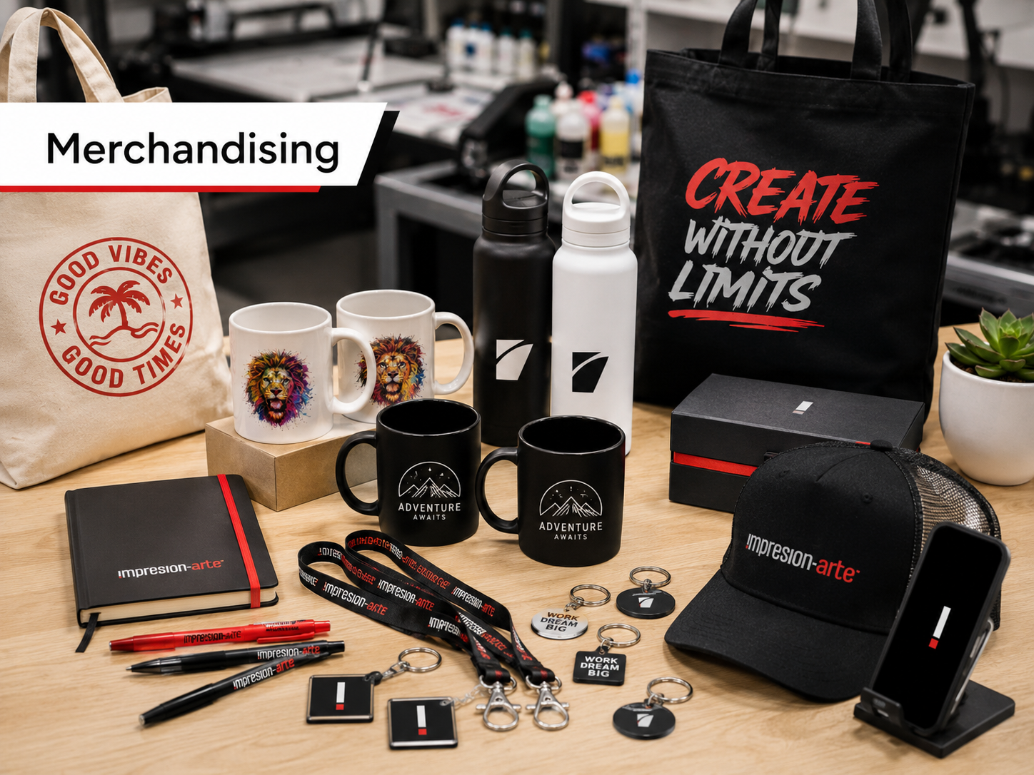 Merchandising personalizado para empresas y eventos
