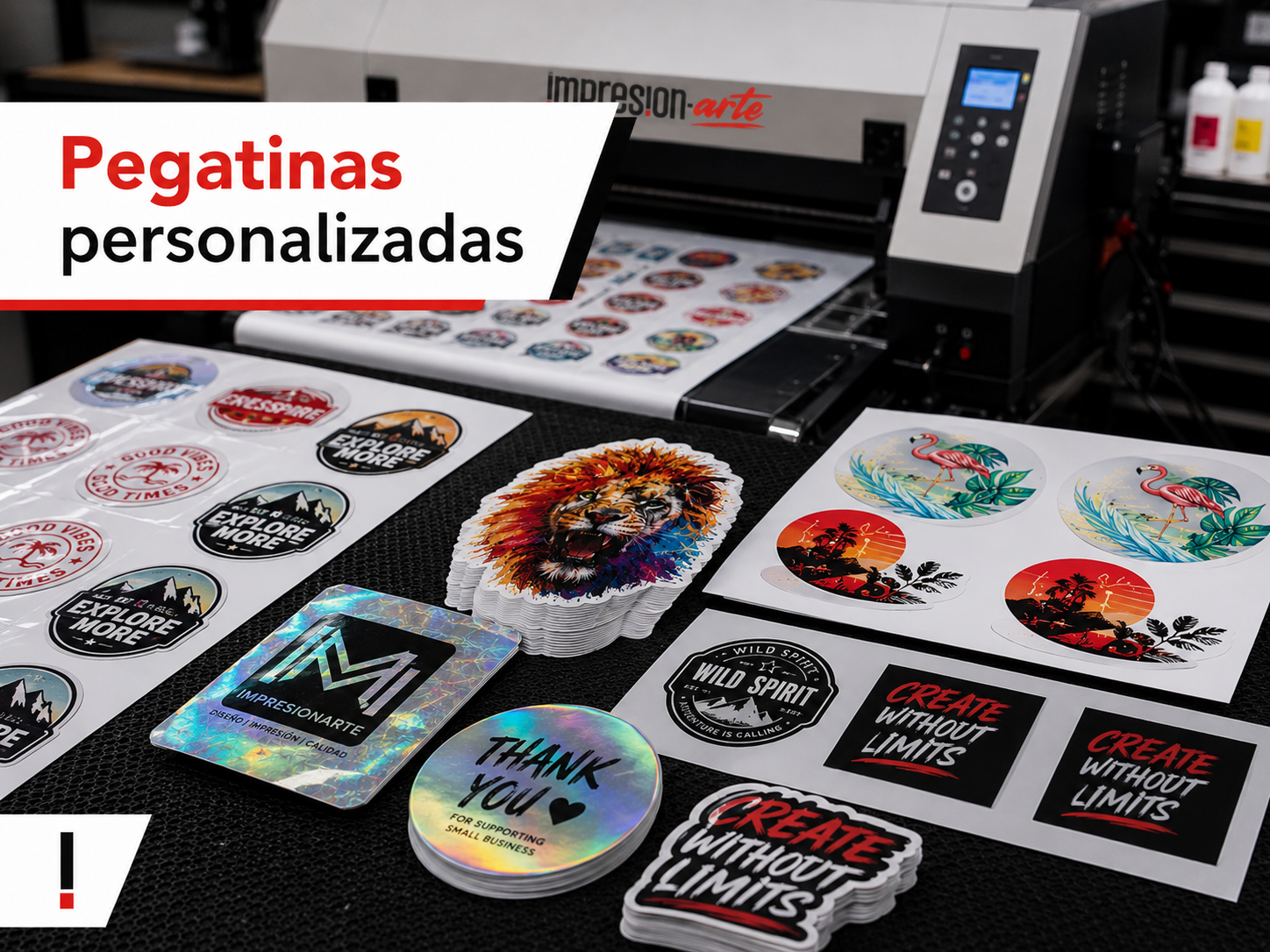Pegatinas personalizadas en vinilo troquelado